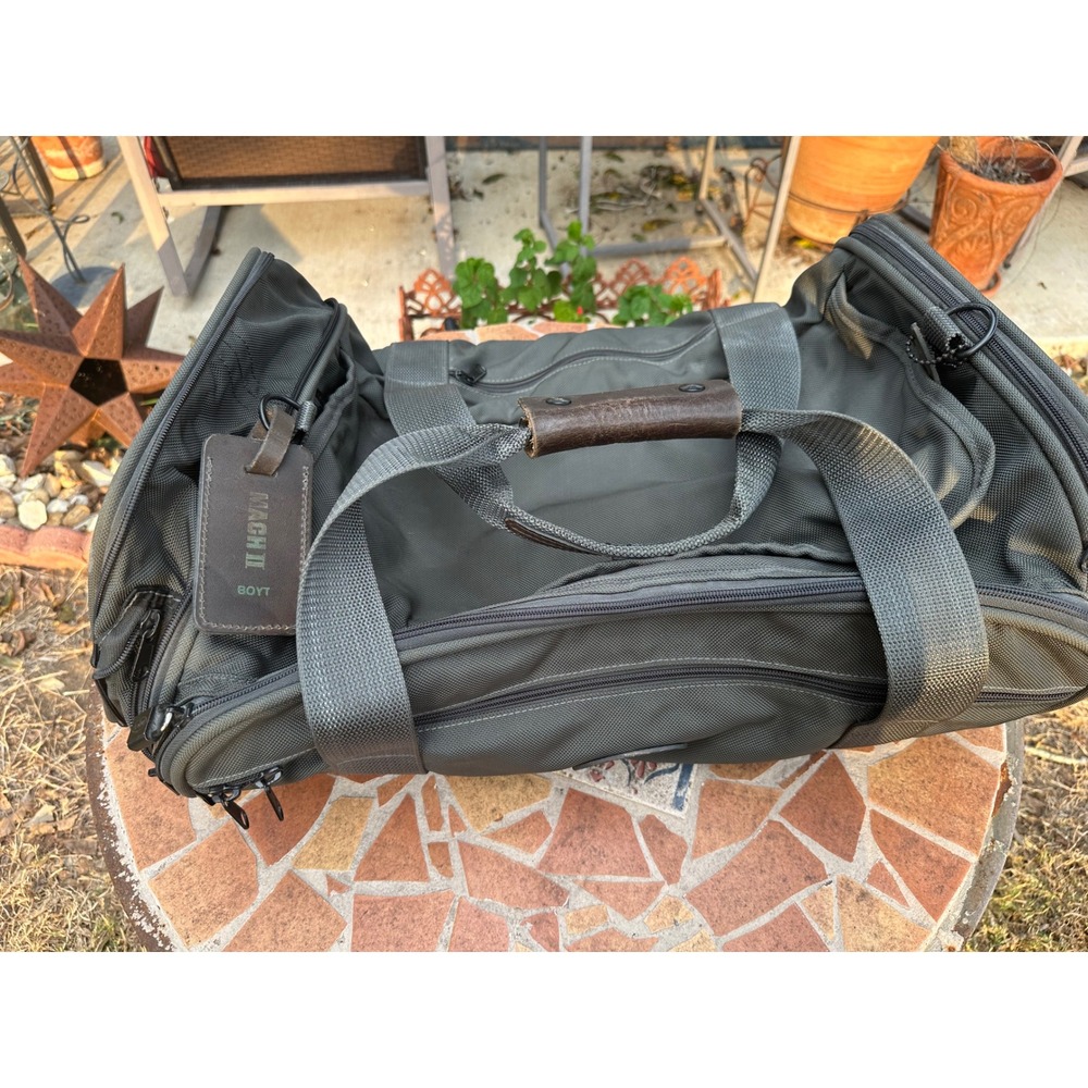 Boyt Mach II Duffel Bag Olive Green Ballistic Nylon Made in USA Travel Luggage